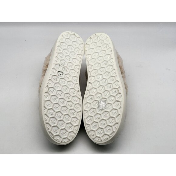 Stuart Weitzman Daryl Cozy Shearling Sneakers Women's 5.5B‎ White Leather NWOB - Picture 7 of 9